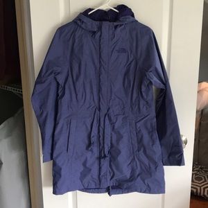 North Face rain coat